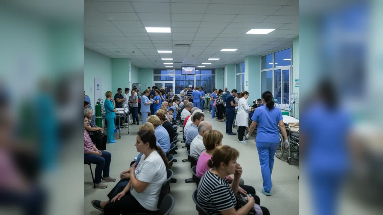 Aglomerație la Urgențele Spitalului Județean Arad, pe fondul cazurilor de sezon