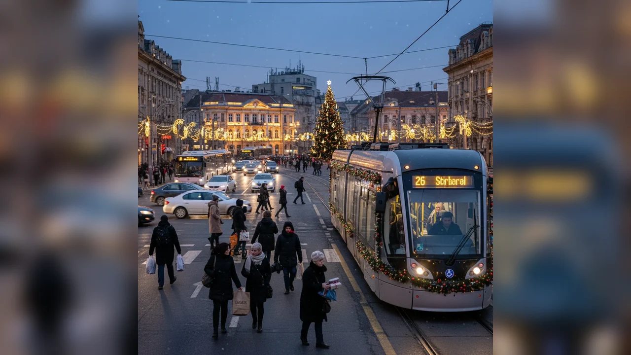 Arad, 2025-12-24: Cum au funcționat serviciile și circulația în perioada festivă din decembrie