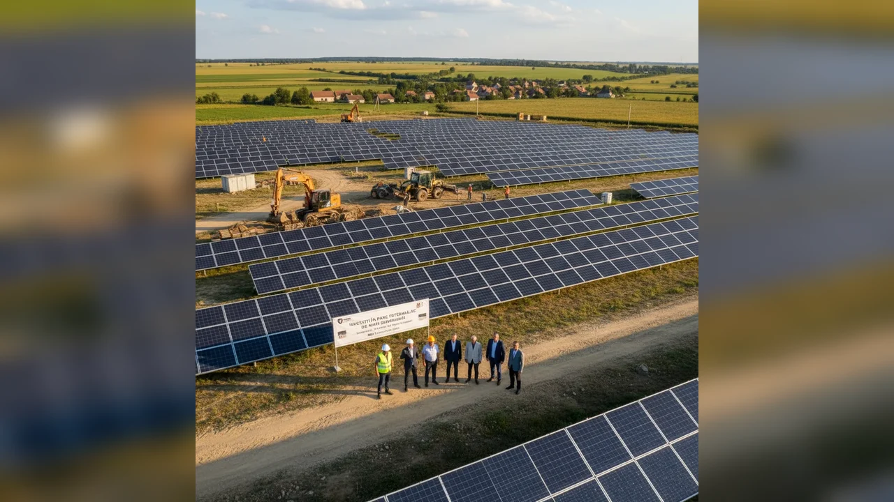 Arad: Consiliul Județean anunță investiții într-un parc fotovoltaic de mari dimensiuni