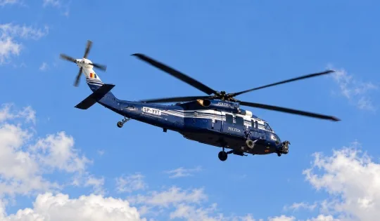 Arad: traficul de pe arterele principale, monitorizat din elicopter