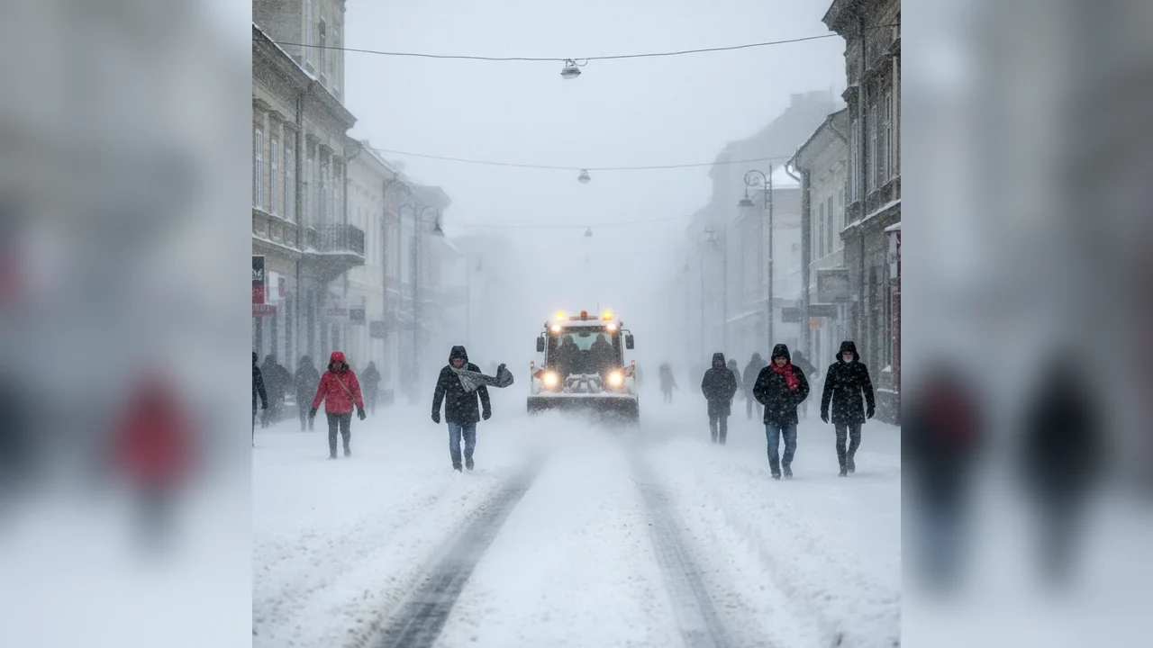 Avertizare meteo de iarnă la Arad: județul intră sub cod galben de ninsori și vânt