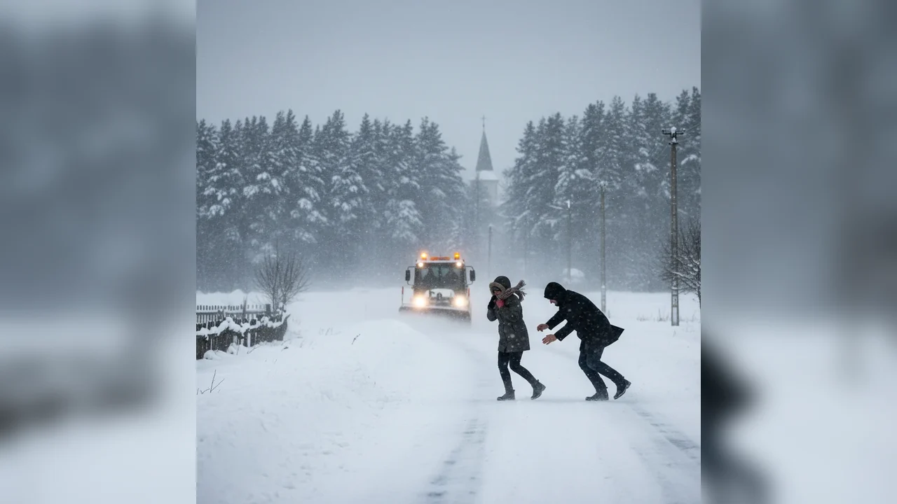 Avertizare meteo pentru Arad: vânt puternic și ninsori slabe la final de decembrie