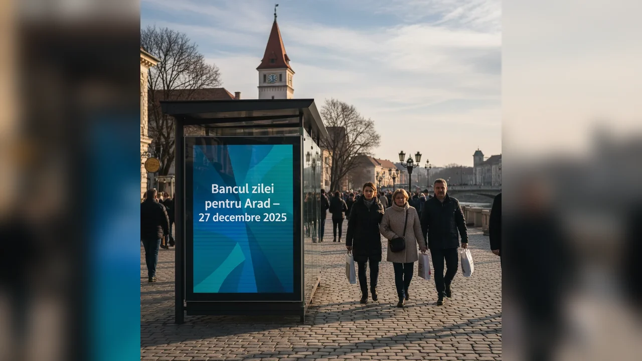 Bancul zilei pentru Arad – 27 decembrie 2025