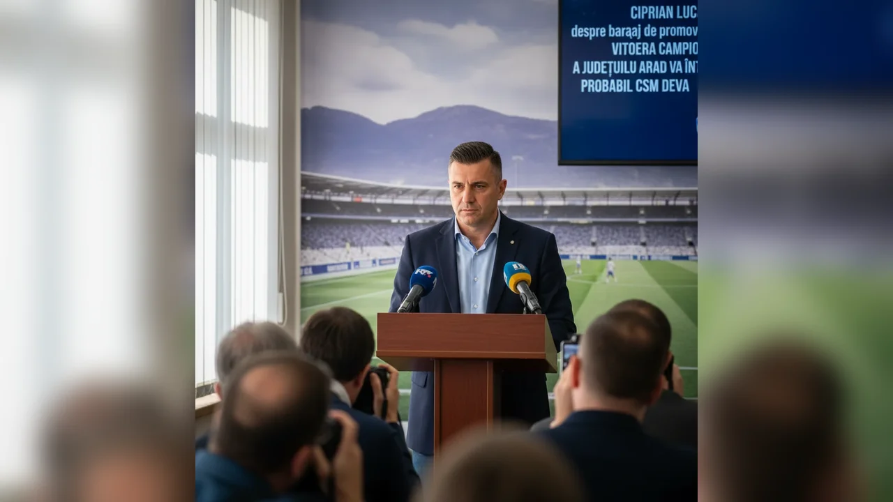 Baraj de promovare spre Liga a III-a: Ciprian Luca anticipează duel Arad – CSM Deva