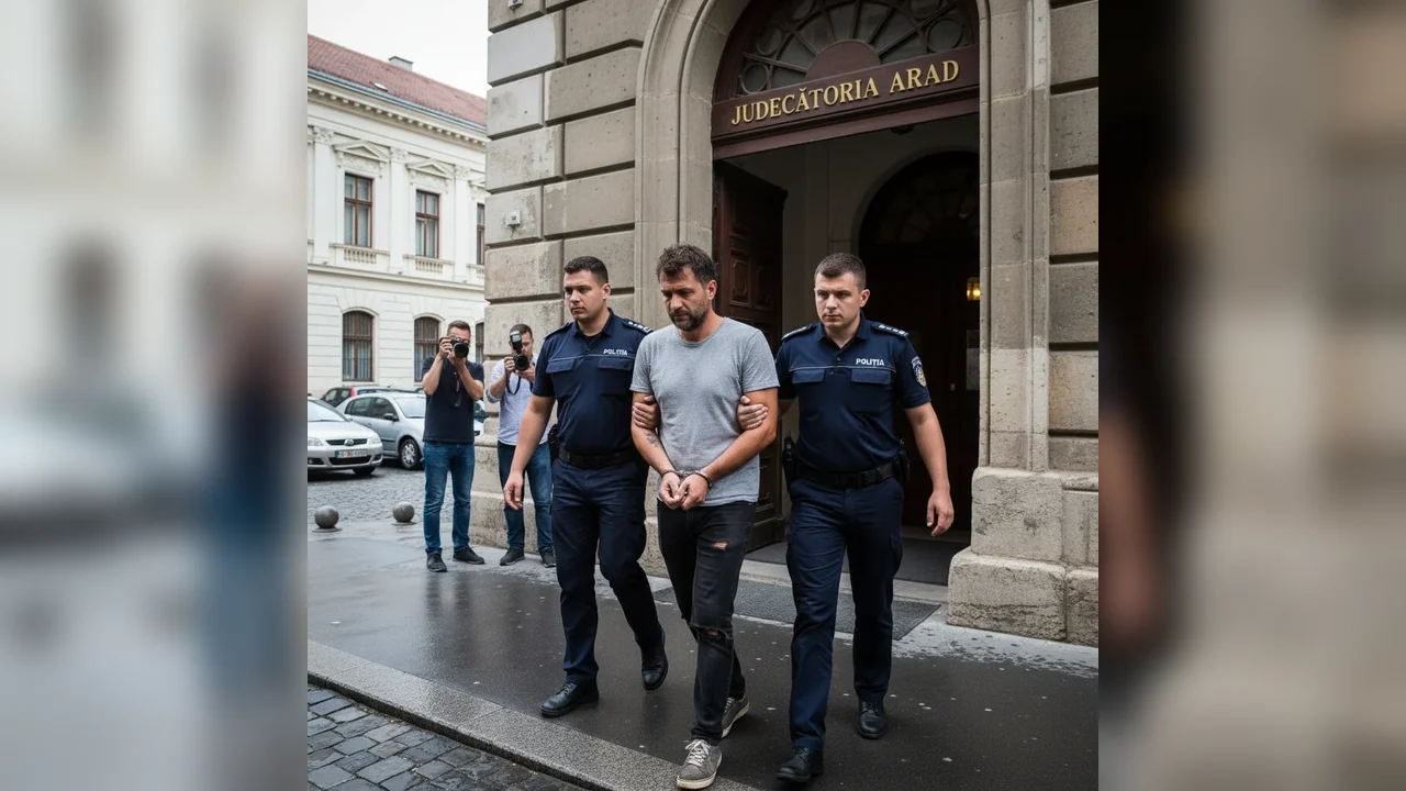 Bărbat de 67 de ani din Arad, trimis în judecată pentru loviri și tulburarea ordinii publice