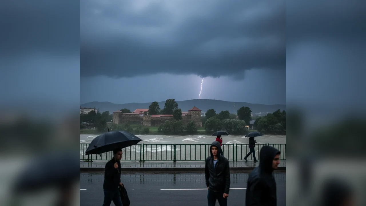 Cod galben de vreme severă la Arad pe 8 ianuarie 2026