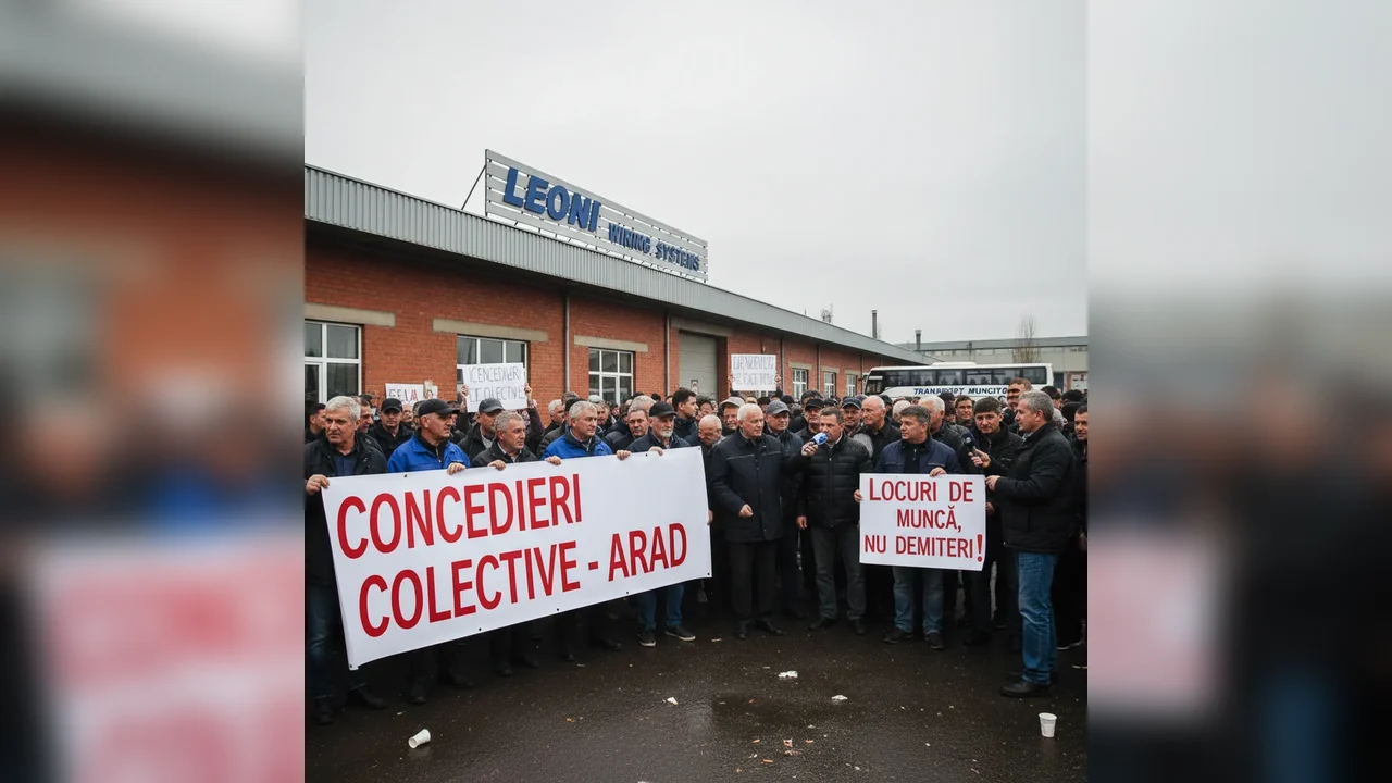 Concedieri colective anunțate la fabrica Leoni din Arad, cu termen estimat până în august 2026