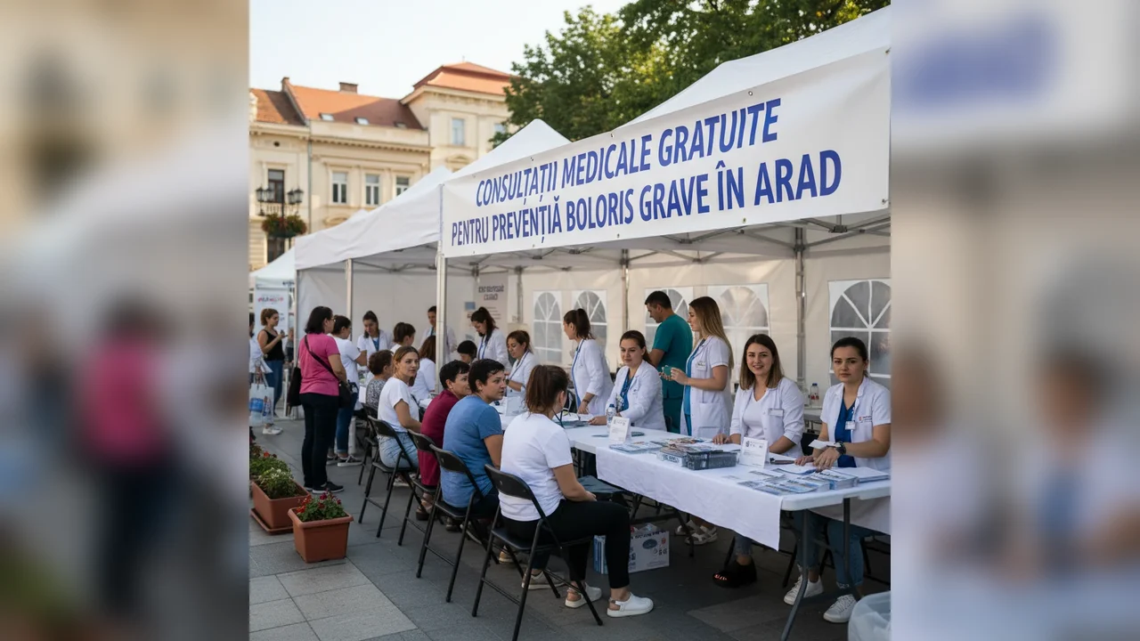 Consultații medicale gratuite pentru prevenția bolilor grave, disponibile în județul Arad