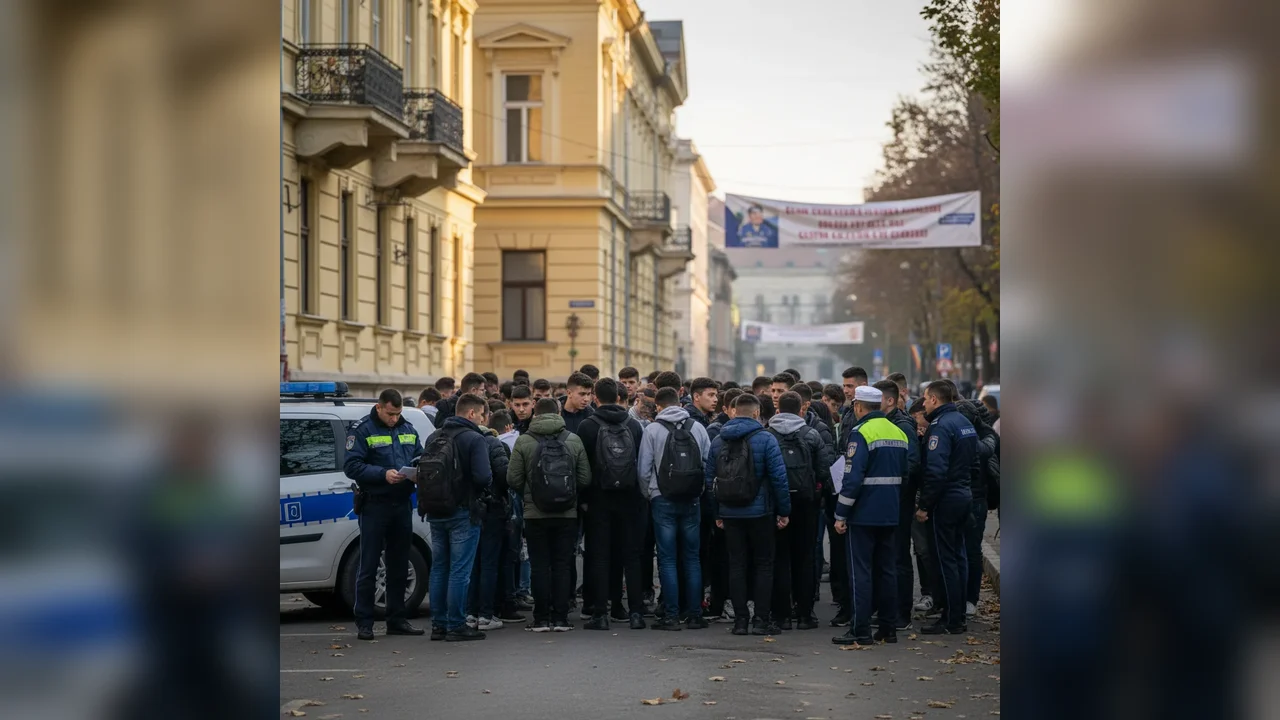 Controale în școlile din Arad: peste 80 de elevi cu absențe nejustificate depistați de poliție și jandarmerie