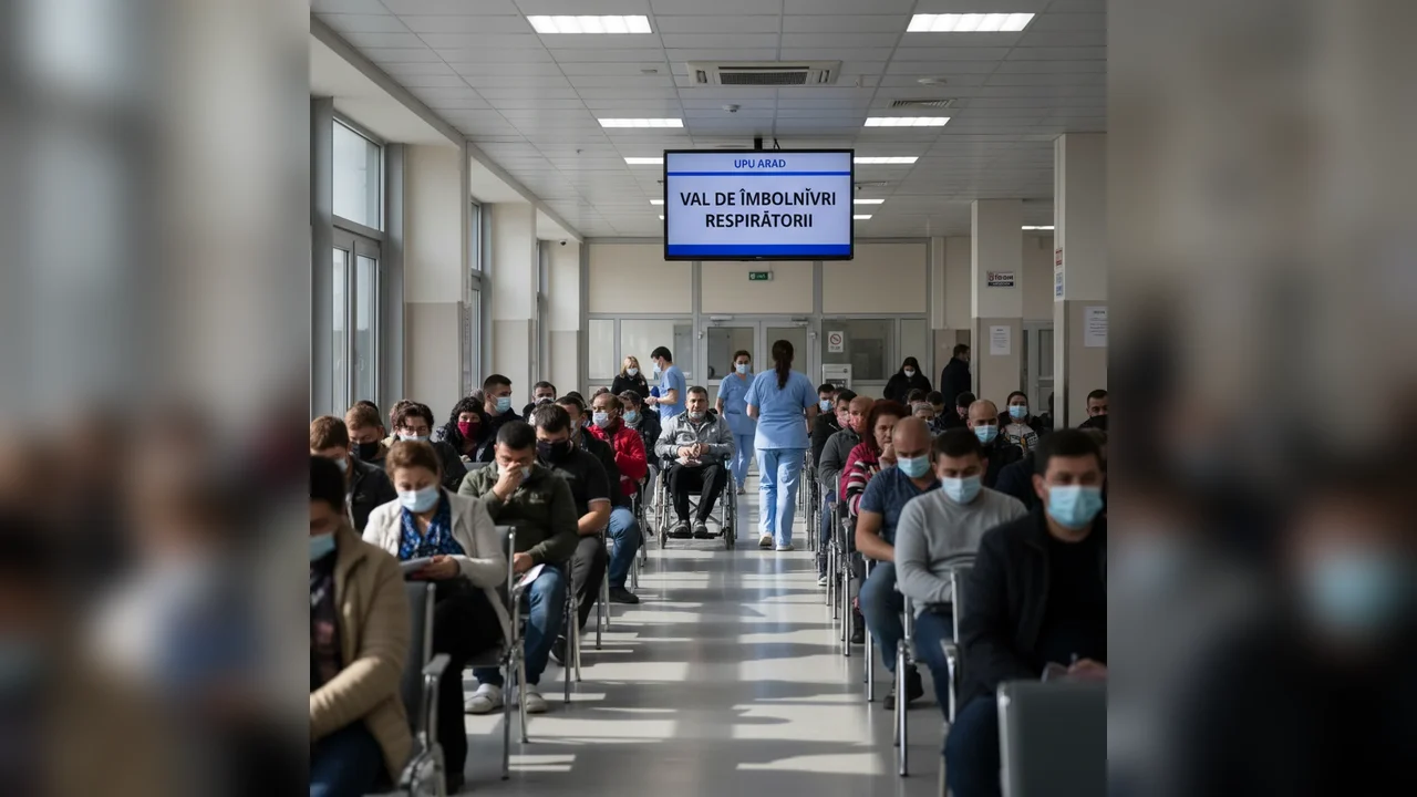 Creștere accentuată a cazurilor de afecțiuni respiratorii la UPU Arad
