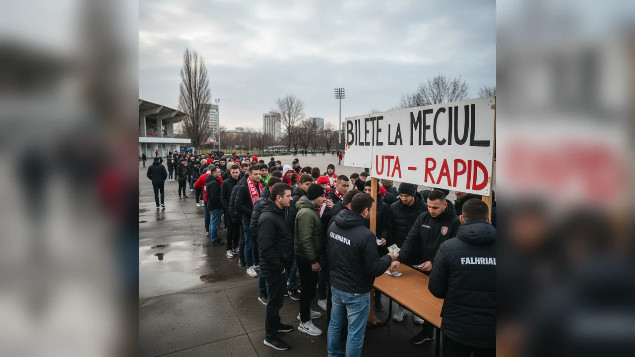 Cum poți achiziționa tichete pentru derby-ul UTA Arad – Rapid București