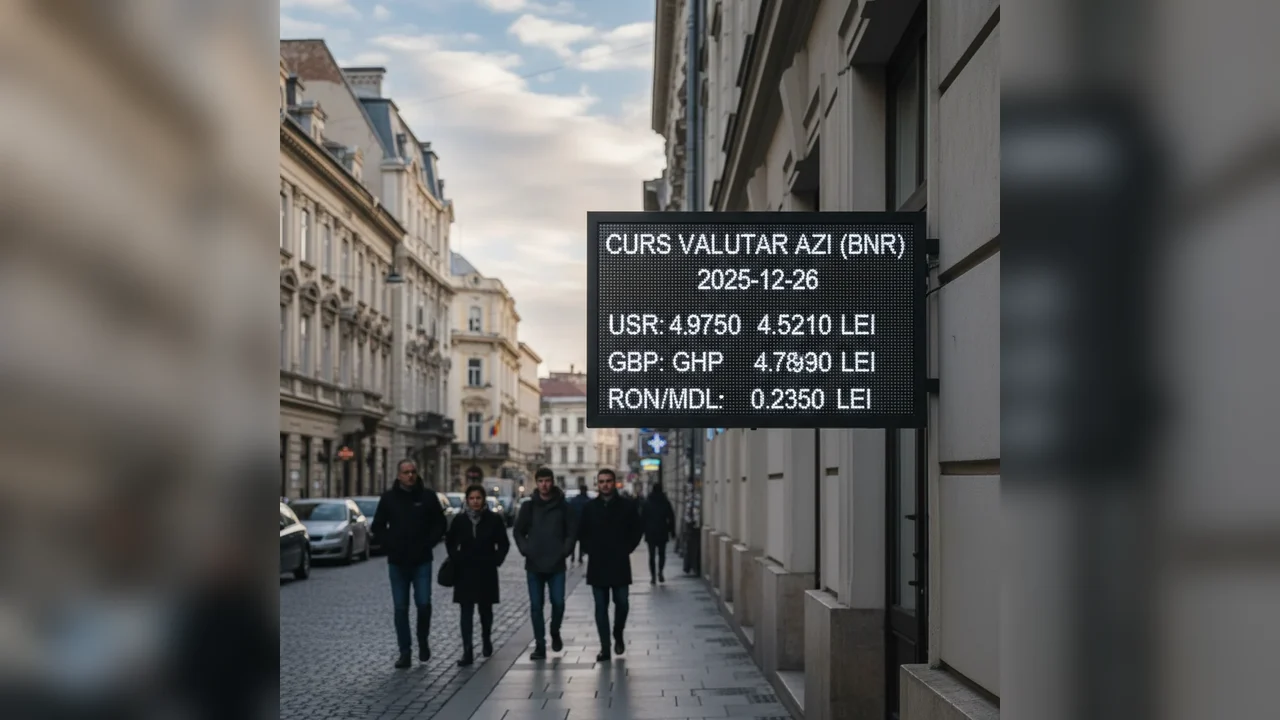 Curs valutar azi (BNR) – 2025-12-26