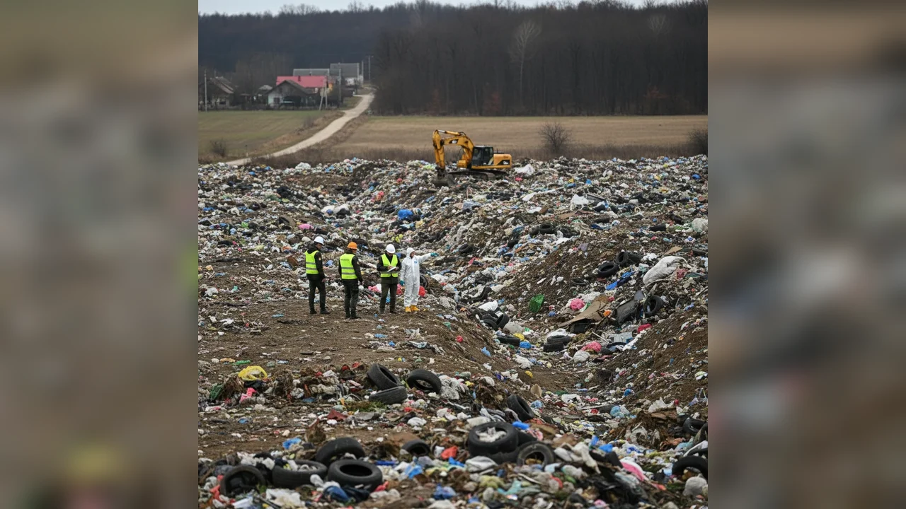 Depozitare ilegală de deșeuri pe 5.000 mp, măsuri urgente în Arad