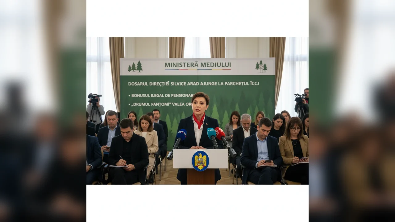Dosarul Direcției Silvice Arad, trimis la Parchetul ÎCCJ – Bonusul ilegal de pensionare și drumul fantomă Valea Orbilor, principalele aspecte investigate