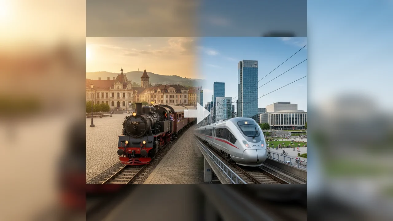 drumul care leagă două orașe europene