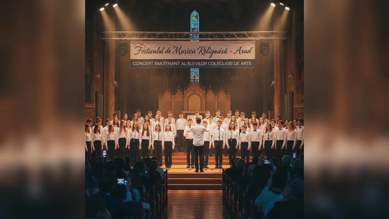 Festivalul de Muzică Religioasă a început la Arad cu elevi