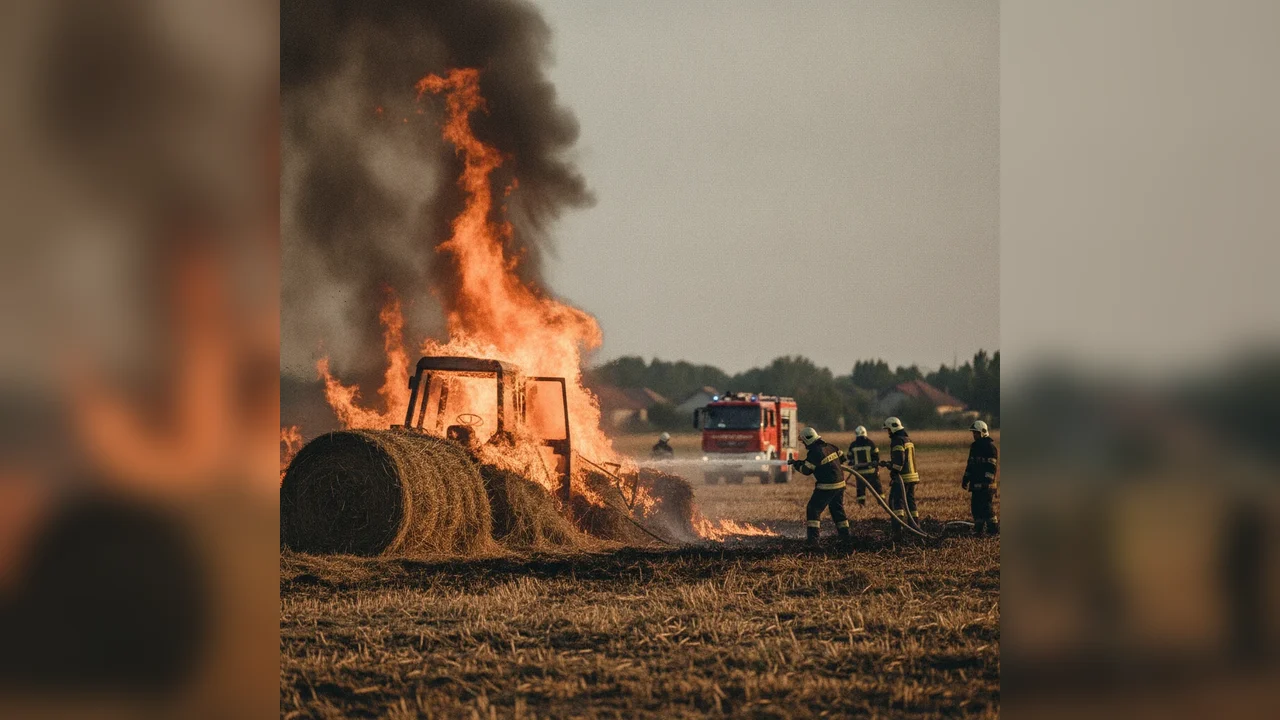 Incendiu de vegetație la Chișineu-Criș: Pompierii intervin