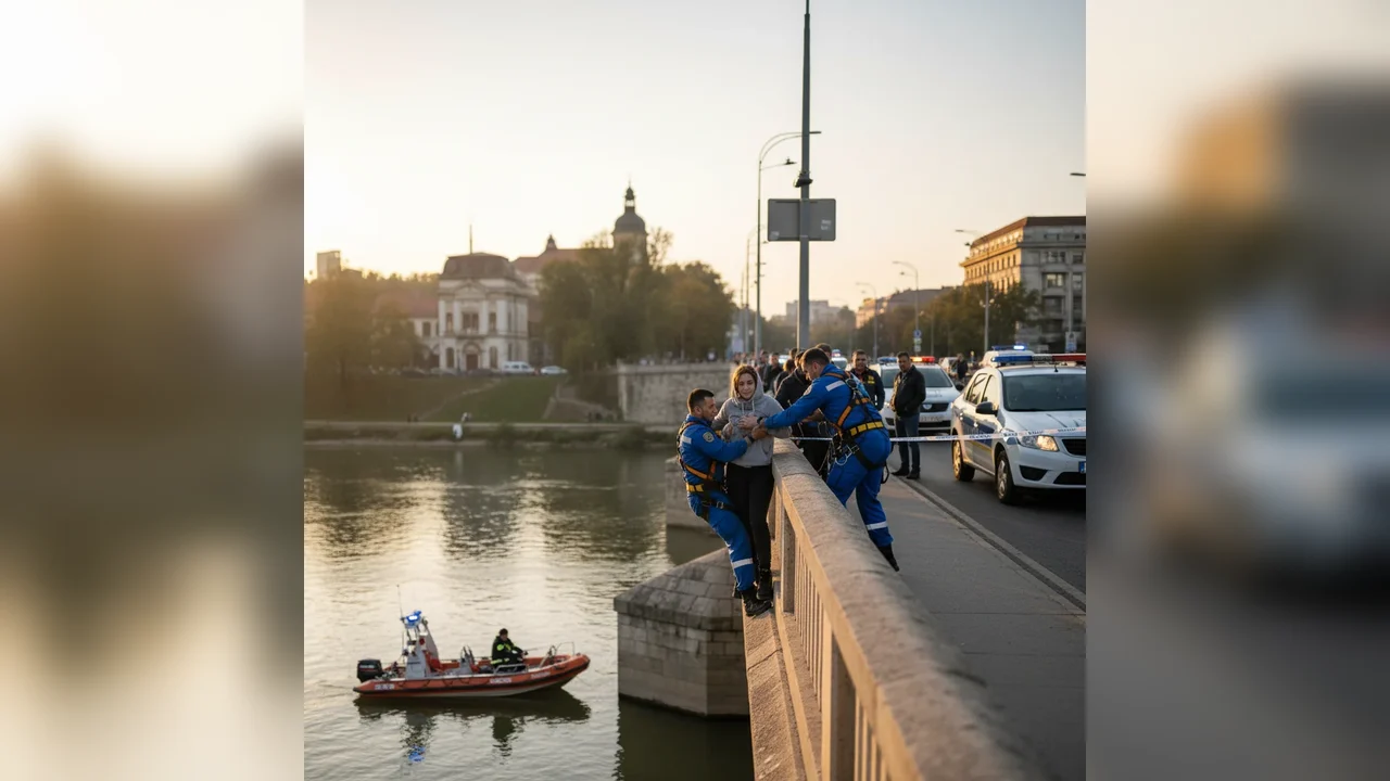 Intervenție la limită în Arad: tânără de 24 de ani salvată de la etajul 9