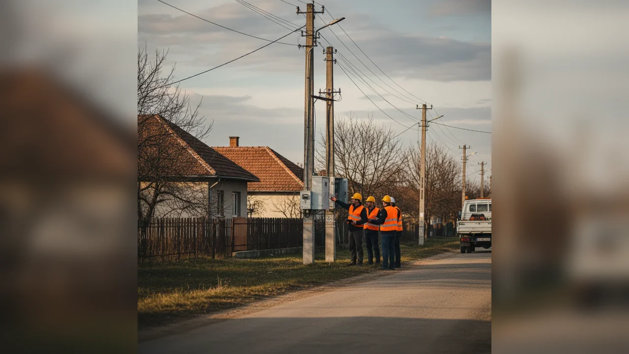 Lucrări la rețea și întrerupere programată de energie electrică la Nădab, județul Arad