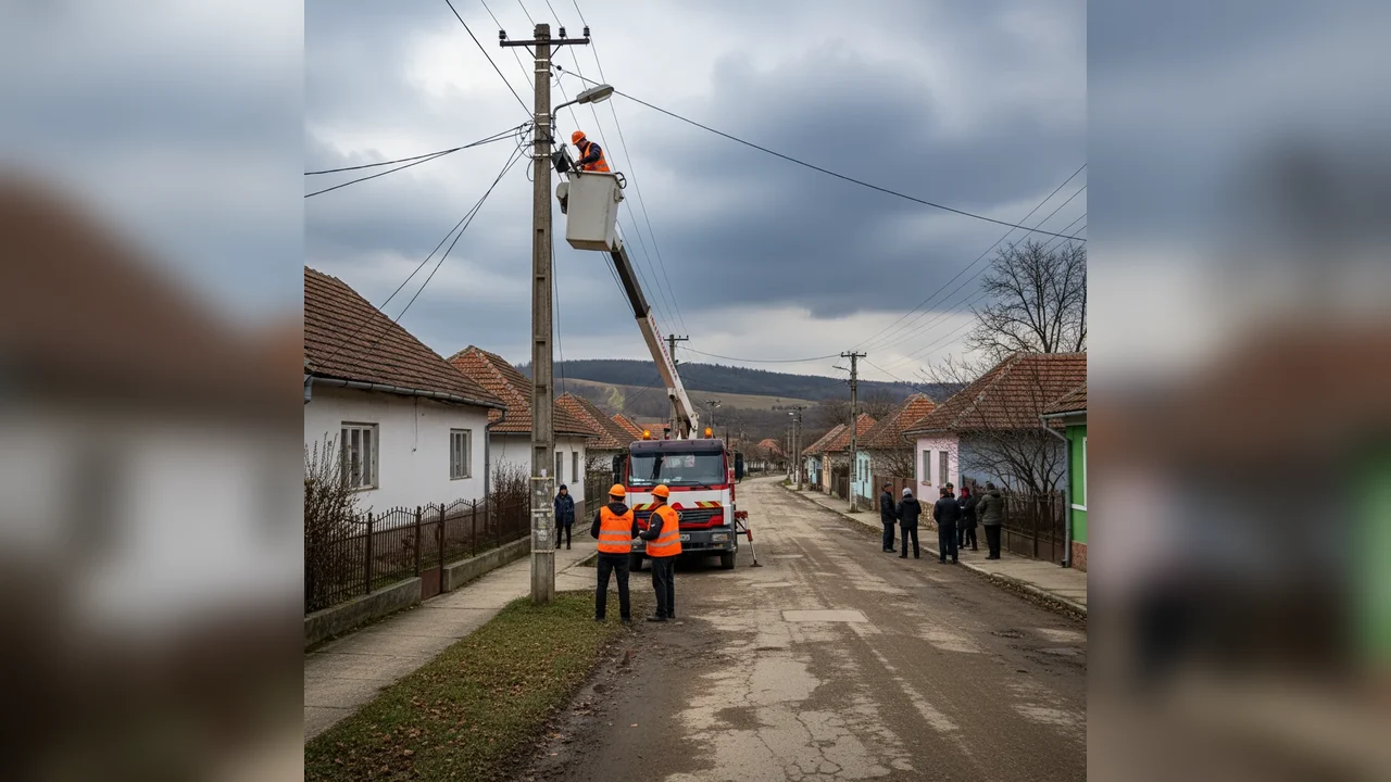 Lucrări la rețea și întreruperi programate de curent la Nădab, județul Arad, pe 30 decembrie