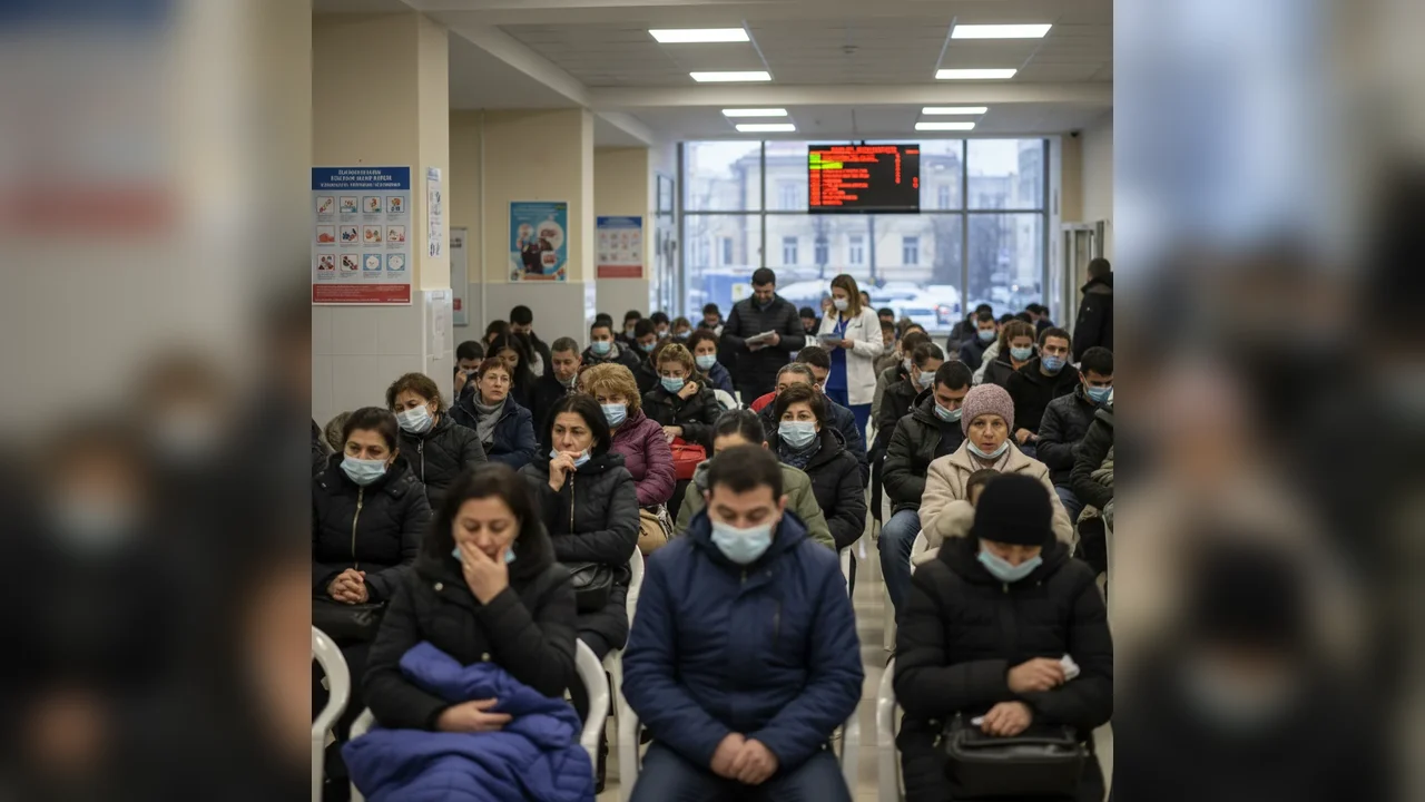 Mii de locuitori din Arad suferă de gripă, pneumonie și infecții respiratorii virale