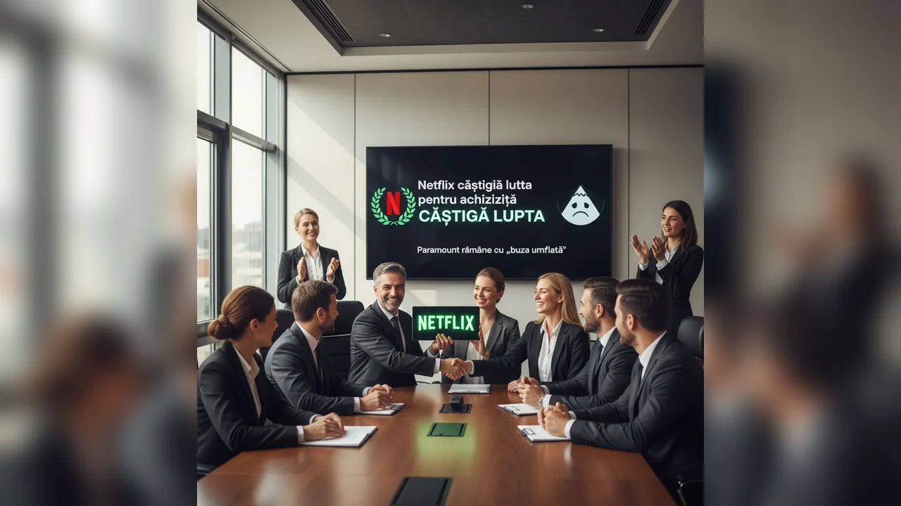 Netflix câștigă achiziția Warner Bros., în timp ce Paramount rămâne în urmă