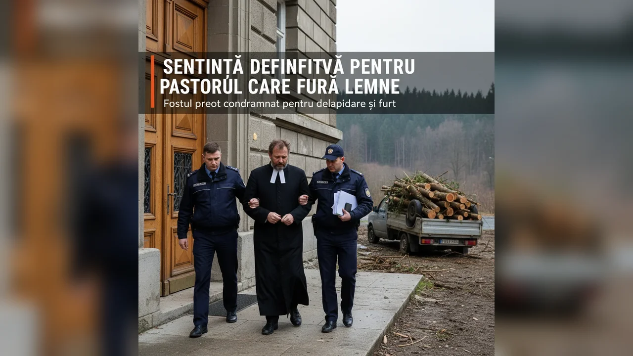 Pastor condamnat definitiv pentru furtul de lemne