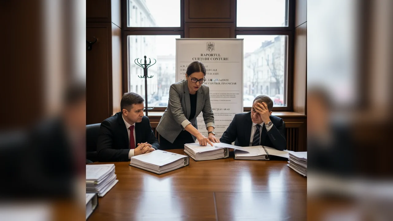 Plăți nelegale și deficiențe financiare la Consiliul Județean Arad