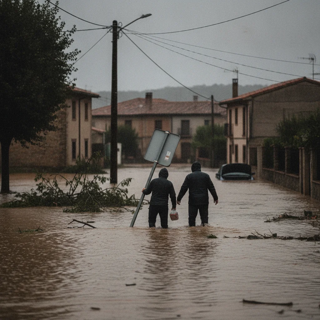 Ploi torențiale în sudul Cataloniei și Castellón: inundații locale și pene de curent