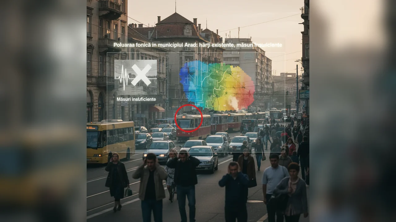 Poluarea fonică în Arad: hărțile de zgomot există, soluțiile întârzie