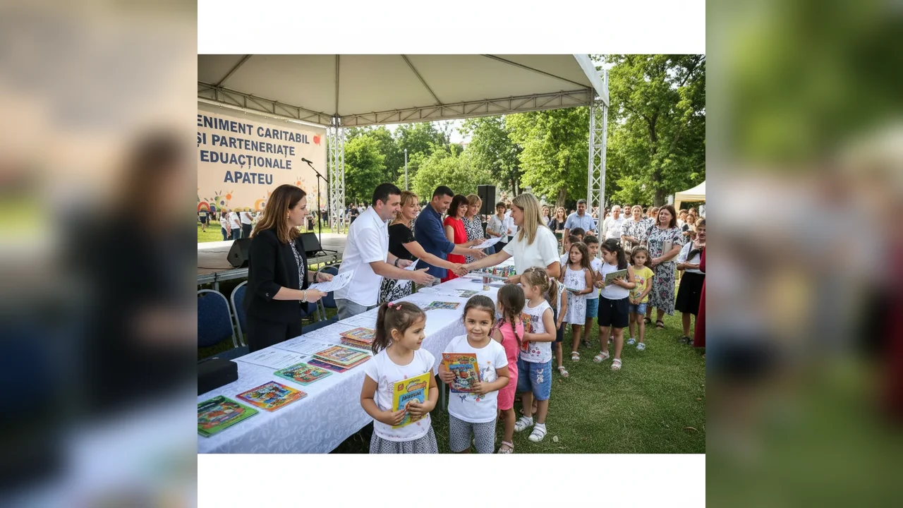Proiecte educaționale și acțiuni caritabile sprijinite la Apateu, județul Arad