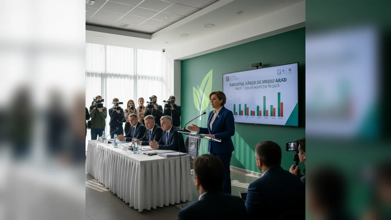 Raportul Gărzii de Mediu Arad pe 2025: peste 1.200 de controale în județ