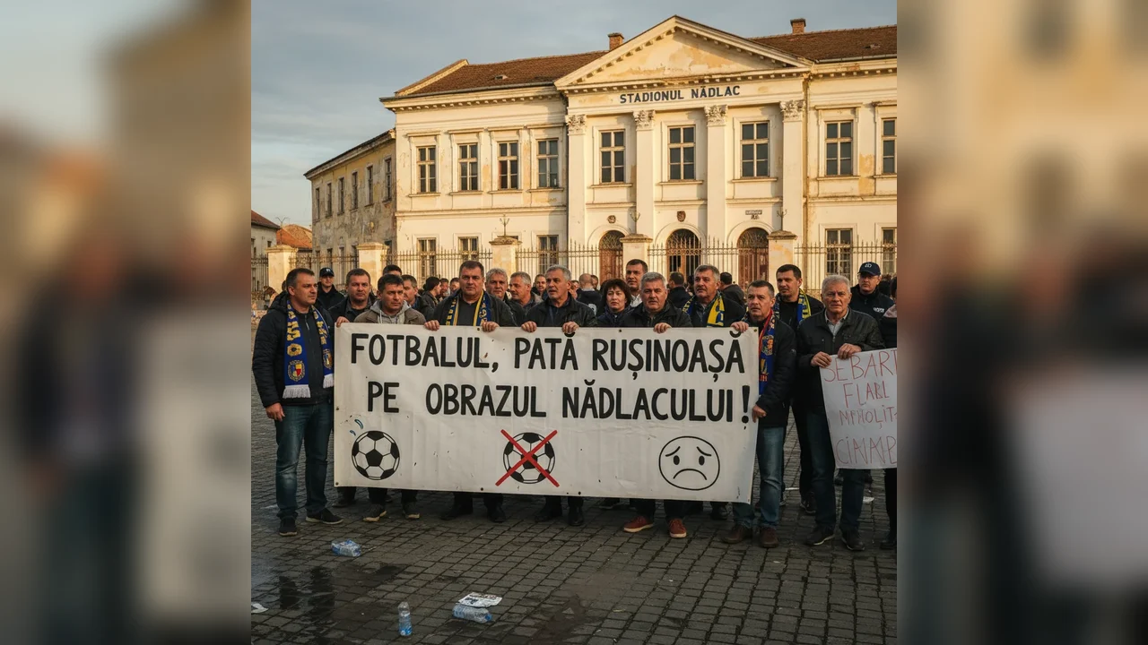 Rușinea fotbalului local pătează imaginea orașului Nădlac
