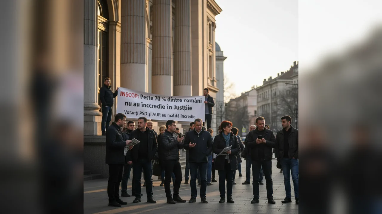 Șapte din zece români nu au încredere în sistemul de Justiție, dar susținătorii PSD și AUR se remarcă printr-un nivel mai ridicat de încredere