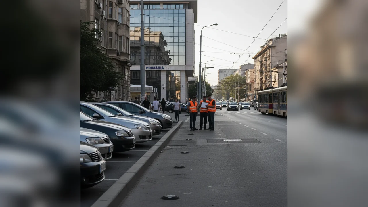 Senzorii pentru parcările libere, instalați dar inactivi
