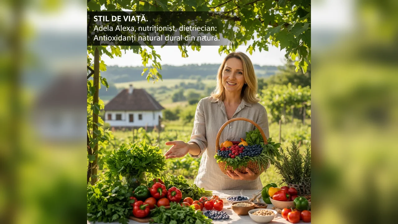 Stil de viață sănătos. Adela Alexa, specialist nutriție și dietetică, explică sursele naturale de antioxidanți