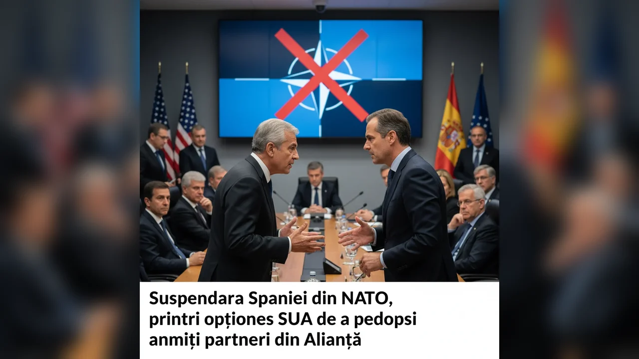 Suspendarea Spaniei din NATO, o opțiune pentru SUA de pedepsire