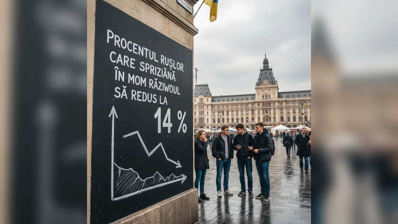 Susținerea categorică a rușilor pentru război a coborât la doar 14%