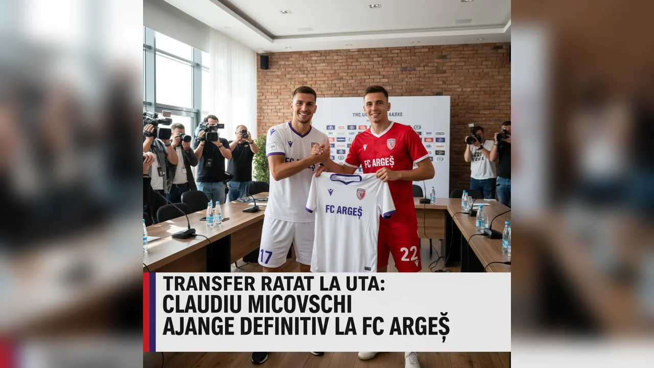 Transferul lui Claudiu Micovschi la UTA Arad nu se mai realizează: mijlocașul semnează definitiv cu FC Argeș