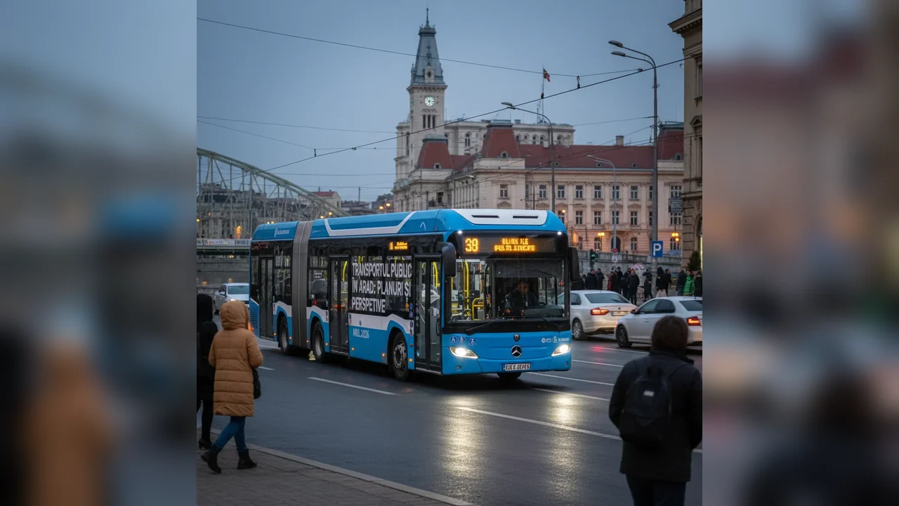 Transportul public în Arad: planuri și perspective pentru anul 2026