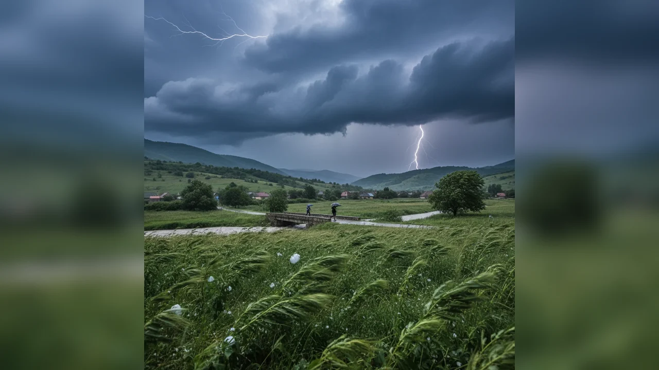 Vreme instabilă cu ploi și descărcări electrice în țară
