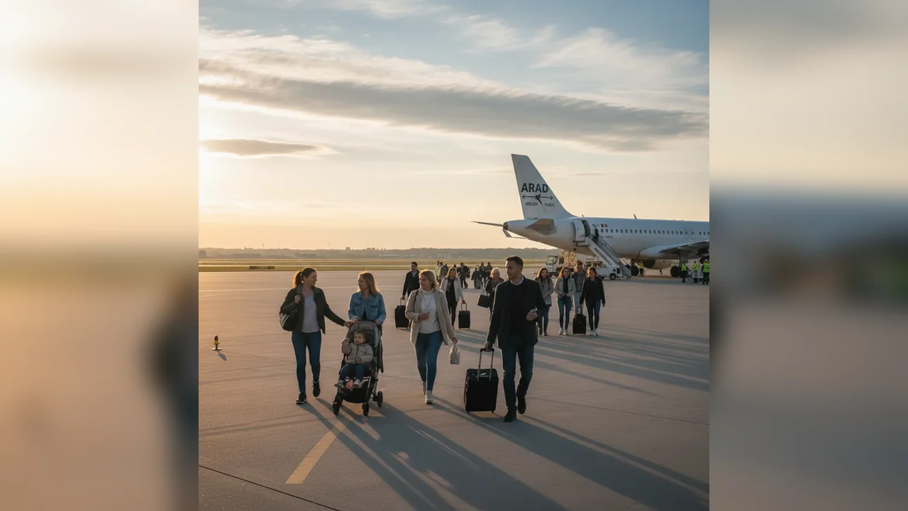 Zboruri din Arad spre Berlin și Paris, rapid și comod