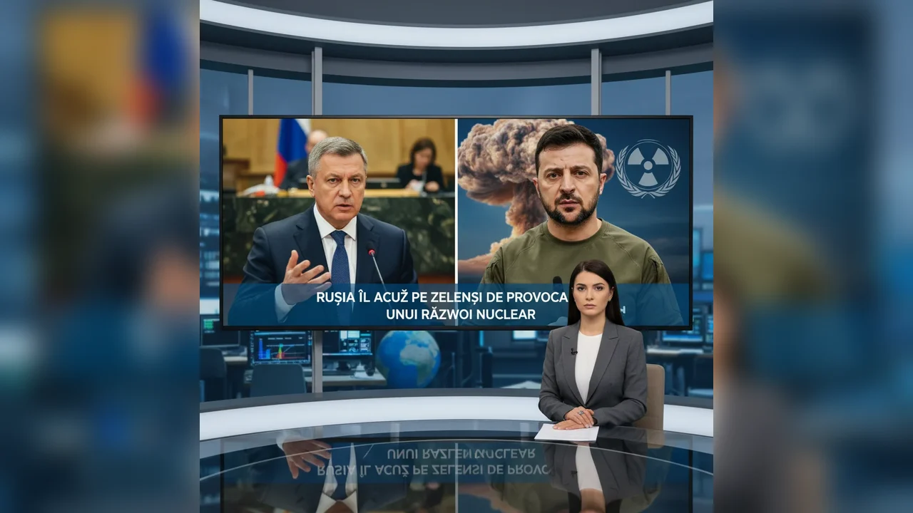 Zelenski, acuzat de Rusia că provoacă un război nuclear